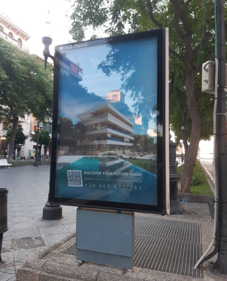 Mupi en Rambla Nova, 22 - Roger de Llúria, sector tecnología, Tarragona