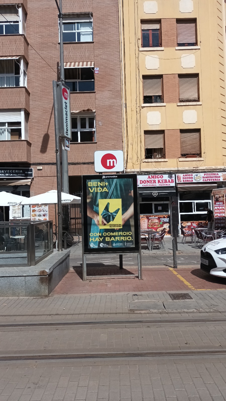 Auditoría fotográfica de mupi de retail en Centro de Valencia