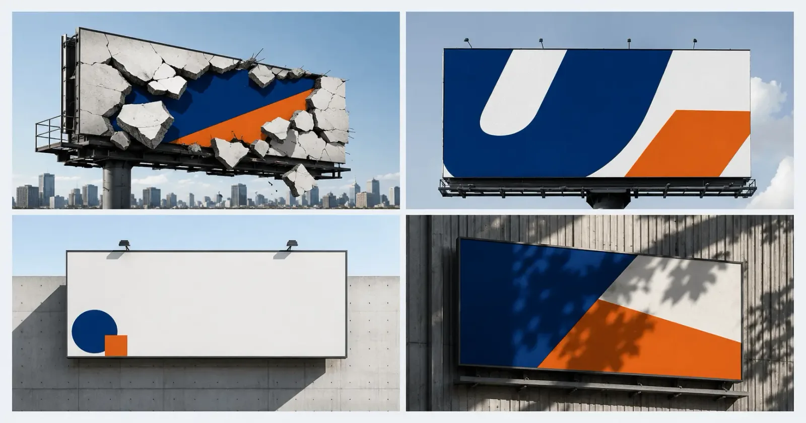 Ejemplos de vallas publicitarias creativas en entorno urbano español
