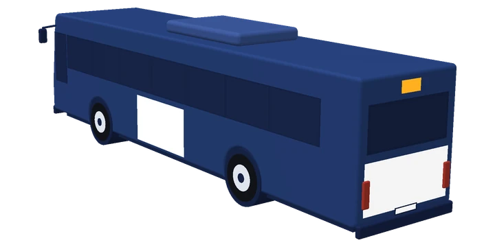 Dibujo de un autobús rígido en formato estándar: dos laterales de unos 2 × 1,1 m bajo las ventanillas y trasera pequeña