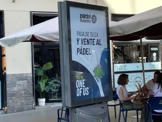 Campaña real instalada — foto de auditoría de Marco Visual