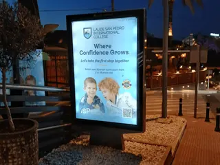 Campaña real instalada — foto de auditoría de Marco Visual