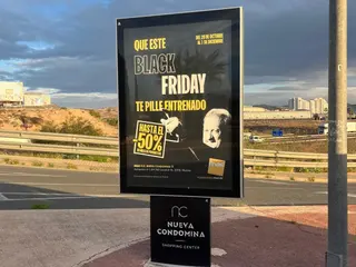 Campaña real instalada — foto de auditoría de Marco Visual