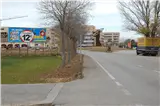 Vallas en el paseo Marqués de Camps, eje entre Salt y Girona