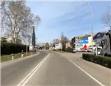 Vallas en la Ronda de Barcelona, acceso sur de Figueres