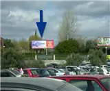 Valla de 8 x 3 metros a la salida del Hospital Reina Sofía por la calle San Alberto Magno, camino de la carretera del Aeropuerto, Córdoba