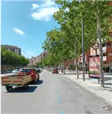 Mupi en Passeig de Ronda, Lleida