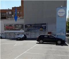Vallas en el barrio de Pardinyes, Lleida