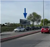 Valla publicitaria de 8 x 3 metros en la calle Laguna frente a la gasolinera Repsol, polígono industrial Urtinsa II, Alcorcón