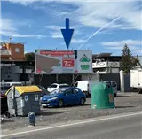 Valla publicitaria en la A-404, carretera de Coín, junto a la Finca El Retiro, Málaga