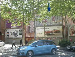 Vallas en el Paseo Zorrilla y el Paseo de Juan Carlos I, ejes urbanos de Valladolid