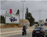 Soporte de 120 x 6 metros en la nacional N-340 de Elche, frente al hipermercado Carrefour, en la entrada oeste