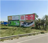 Valla publicitaria de 8 x 3 metros en la Ronda Oeste de Elche, frente a El Corte Inglés