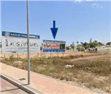 Vallas en la avenida de Cartagena junto a Mercadona y Lidl, salida de la AP-7 en Los Alcázares