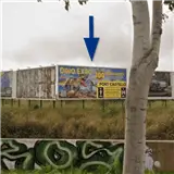 Valla publicitaria de 8 x 3 m en la ronda Este de Castellón, a la altura del polígono Pi Gros