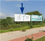 Valla publicitaria en la avenida del Mar de Castellón, en el tramo de Iberdrola hacia el Grao