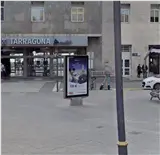 Mupi en Plaça de la Pedrera, estación de Tarragona