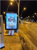 Mupi doble de 175 x 120 cm en la calle María Zambrano, frente al centro comercial GranCasa, Zaragoza
