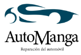 Logo de AutoManga, taller y servicios de automoción con sede en La Manga del Mar Menor