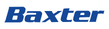 Logo de Baxter, compañía de tecnología sanitaria con sede española en el edificio Londres del San Fernando Business Park