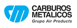 Logo de Carburos Metálicos, compañía de gases industriales fundada en 1897 con sede central en la avenida de la Fama de Cornellà