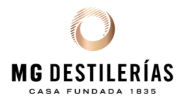 Logo de Destilerías MG, casa de licores fundada en 1835 en Vilanova i la Geltrú y creadora de Gin MG y Gin Mare