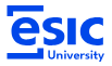 Logo de ESIC University, escuela de negocios y marketing con campus principal en Pozuelo de Alarcón