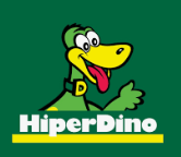Logo de HiperDino, cadena de supermercados canaria del grupo Dinosol con fuerte implantación en Gran Canaria