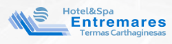 Logo del Hotel Entremares, establecimiento histórico de la Gran Vía de La Manga del Mar Menor