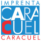 Logo de Imprenta Caracuel, artes gráficas con taller en la avenida Oriental de San Pedro Alcántara