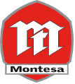 Logo de Montesa, marca de motocicletas cuya fábrica de 1963 dio nombre a un barrio de Esplugues