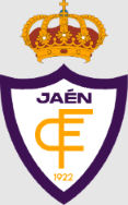 Logo del Real Jaén CF, club de fútbol fundado en 1922 que disputa sus partidos en el Nuevo Estadio de La Victoria
