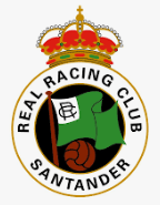 Logo del Real Racing Club de Santander, club de fútbol fundado en 1913 y emblema deportivo de la capital cántabra