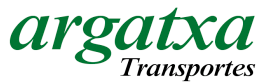 Logo de Transportes Argatxa, empresa de transporte y logística del polígono Erletxe de Galdakao
