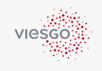 Logo de Viesgo, compañía energética con sede social en Santander y raíces históricas en Cantabria