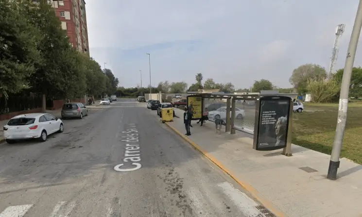 Calle Serrans y enlaces con Massamagrell