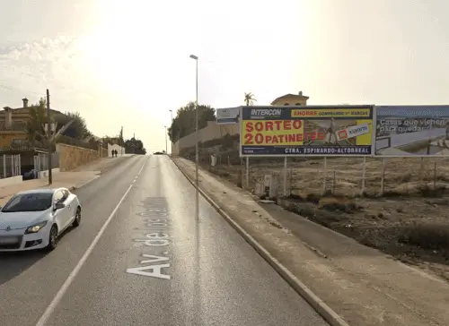 Publicidad exterior en el barrio El Chorrico