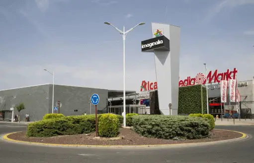 Publicidad exterior en el Centro Comercial Imaginalia