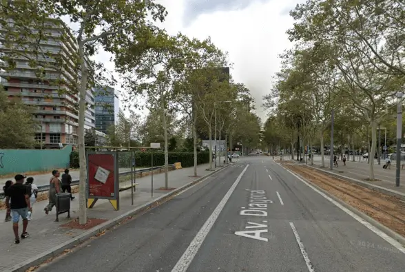 Publicidad exterior en Diagonal y Sarria - Sant Gervasi