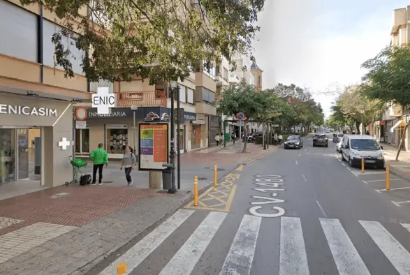 Mupis en el centro urbano de Benicàssim