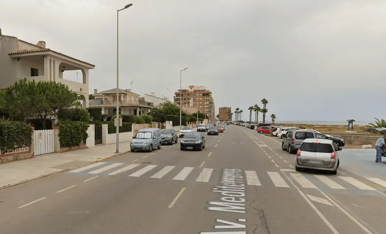 Publicidad exterior en el puerto de Burriana Mupis en Camí del Grau y zona portuaria