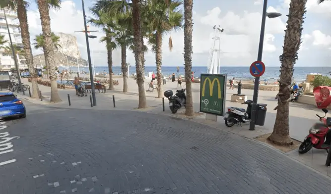 Publicidad exterior en accesos N-332 Calpe