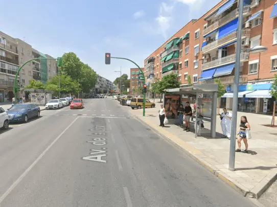 Publicidad exterior en la Estación de Coslada Central