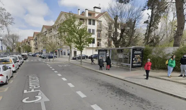 Publicidad exterior en la Estación de Pinto