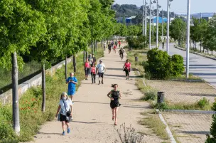 Publicidad exterior en el Passeig de la Ribera Publicidad exterior en el Passeig de la Ribera