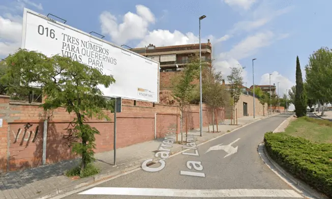 Publicidad exterior en Ctra. Vilanova del Camí Vallas en el acceso desde Vilanova del Camí a Igualada