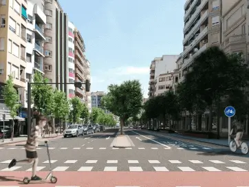 Publicidad exterior en Avenida Prat de la Riba