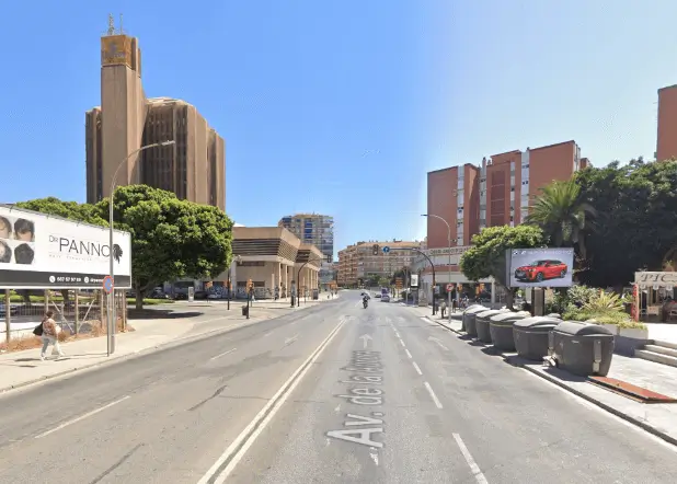 Soportes publicitarios en Huelin, Málaga