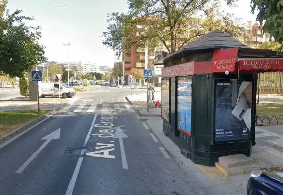 Soportes publicitarios en Pedregalejo, Málaga