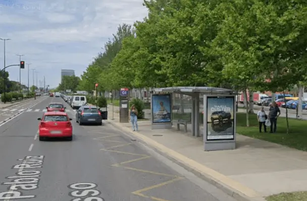 Publicidad exterior en Actur y eje Pablo Ruiz Picasso